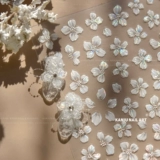 Наклейка для маникюра со стразами, трехмерные клейкие наклейки для ногтей для ногтей, новая коллекция, в цветочек, 3D