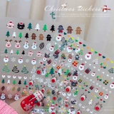 Наклейки для ногтей, накладные ногти, трехмерное украшение для ногтей, со снежинками, 3D, популярно в интернете