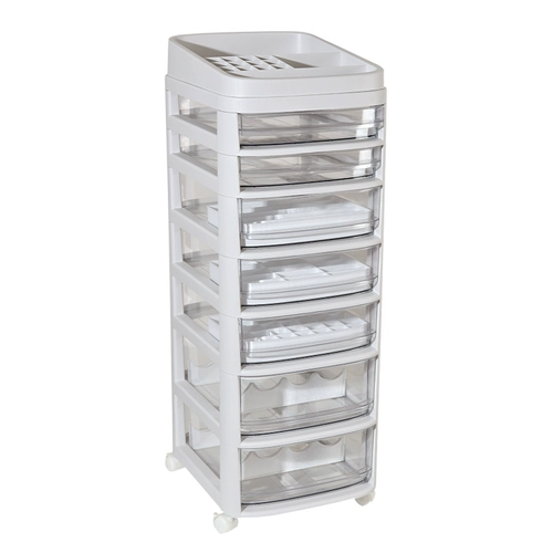 Система хранения для маникюра, тележка, лак для ногтей, коробка для хранения, акриловый аксессуар для ящиков