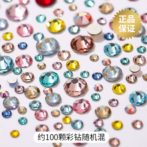 Swarovski, смешанное бриллиантовое украшение для ногтей