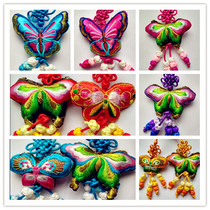 Qingyang characteristic crafts Chinese style double-sided embroidery sachet pendant jewelry sachet color butterfly special price