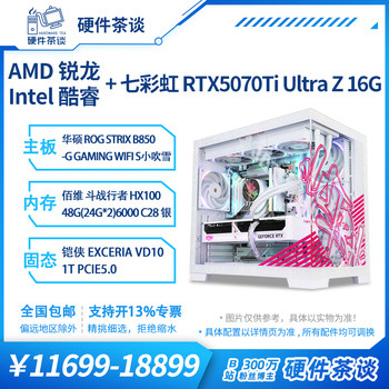 Hardware Talk: Colorful 5070Ti, 14600Kf, 9950X3D Desktop Assembly Computer Performance Host