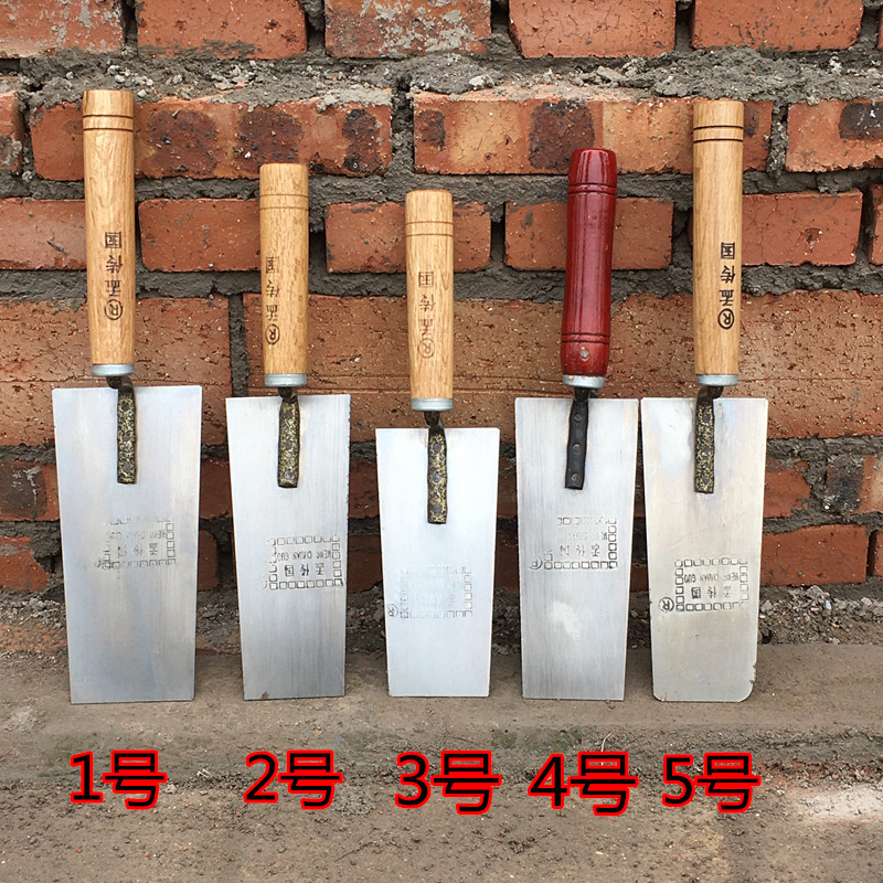 Manganese steel material dish tile knife trowel spatula trowel stainless steel palm Meng Chuanguo old brand trowel
