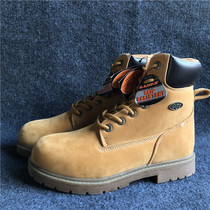 Foreign trade original single British work boots Martin yellow boots Martin big yellow boots British wear-resistant Big Head shoes casual shoes new autumn and winter high