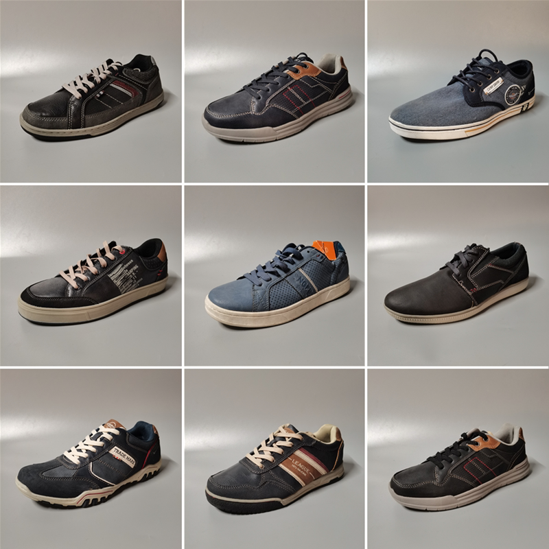 Foreign trade original single tail men's shoes casual shoes large size trend sports shoes broken size special offer men's British sneakers lace up