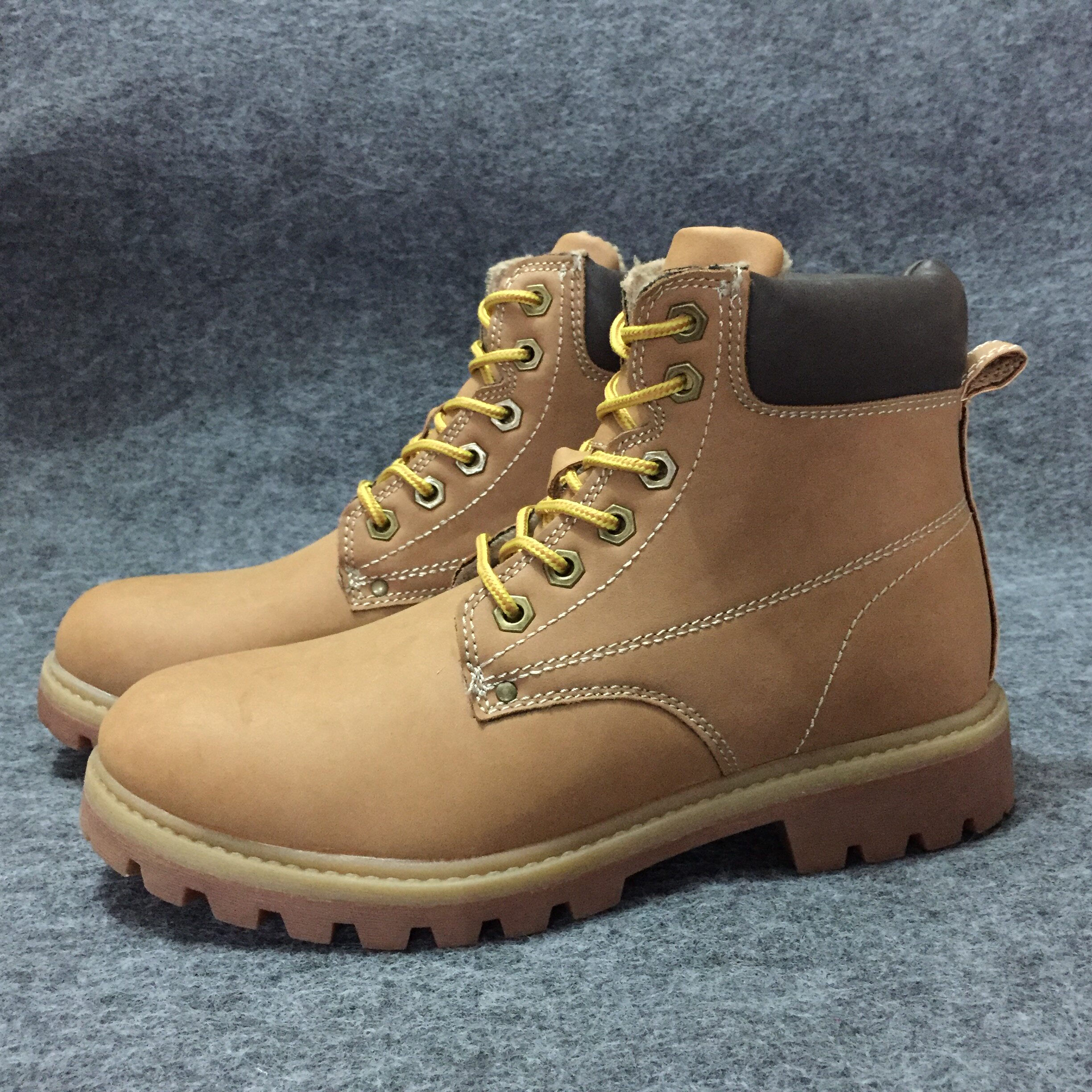 Foreign trade Original single Winter Inn Men's high cylinder Martin boots with wool cotton shoes Leisure shoes Warmth Working Shoes Special Price Men