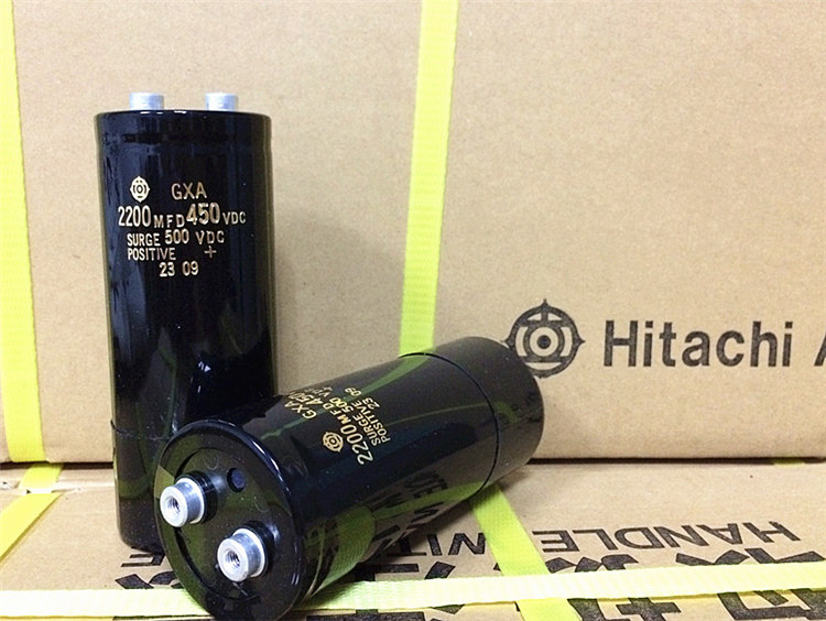 AIC Hitachi aluminum electrolytic capacitor GXA type 450V2200UF Japan