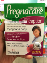 British Vitabiotics Pregnacare pregnant women multivitamin 30 tablets of folic acid before pregnancy
