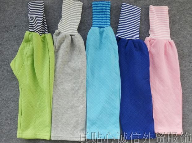 Japanese single miscellaneous models men and women baby air layer high waist roll belly pants pure cotton three layers warm big PP pants pajama pants