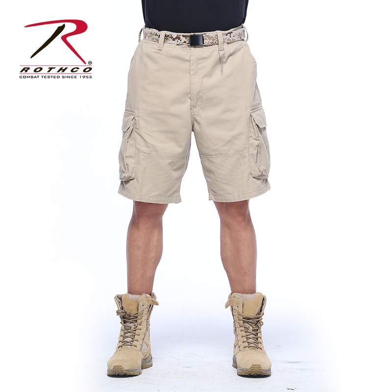 ROTHCO Beauty version loose with large size pants straight cylinder 50% Pants Classic style Monochrome Casual Shorts