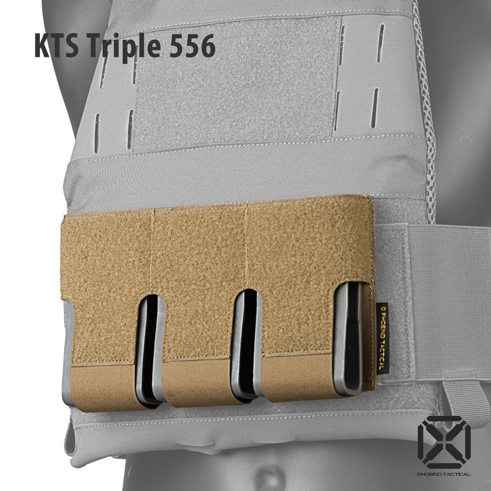 Cengwork Tactical KTS triptych clip with built-in clip-sheet triptych 556 quick-take-bomb clip-coated laser composite process