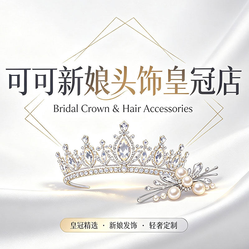可可新娘头饰的LOGO