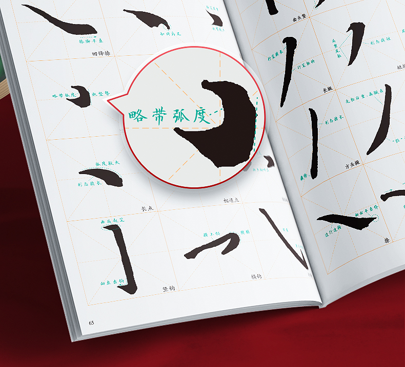 王羲之兰亭序 技法视频版 原帖全文+全文米字格放大本 简体旁注附全视频教程讲解 行书书法毛笔练字帖 传世碑帖高清原色本华夏万卷