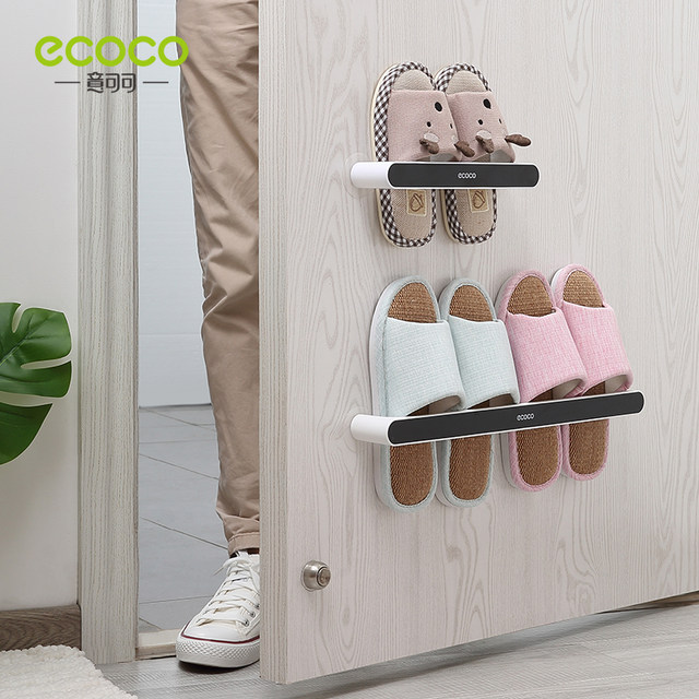 Bathroom slipper rack without punching holes, bathroom rack, shoe storage artifact, toilet wall hanging rack, draining rack