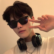 cuibubju 20ss nightclub shaking head b with sunglasses self-reserved ins with the same box trend glasses fashion