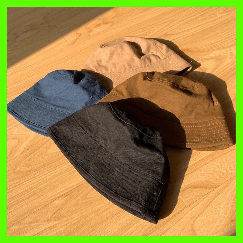 Tesell Korean version Street pure color 100 hitch short hat along the men and women hip hop dark black fisherman hat