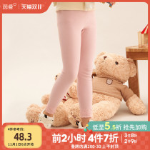 Yinman childrens clothing girls leggings wear autumn and winter New middle children tight pants culottes girls casual trousers