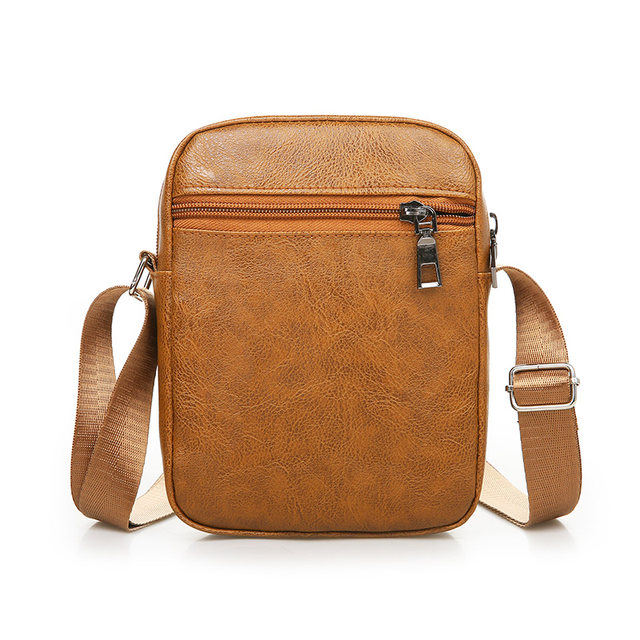 2023 New Men's Canvas Bag Shoulder Bag Korean Style Trendy Casual Canvas Men's Bag Business Outdoor Backpack Crossbody