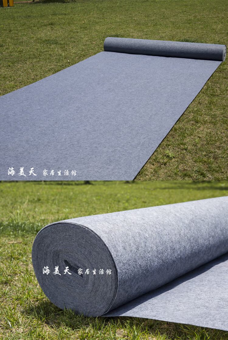 Thảm màu xám dùng một lần dày lên sân khấu trang trí thảm trang trí triển lãm lễ kỷ niệm khai mạc tùy chỉnh lớn màu xám - Thảm tham lot san