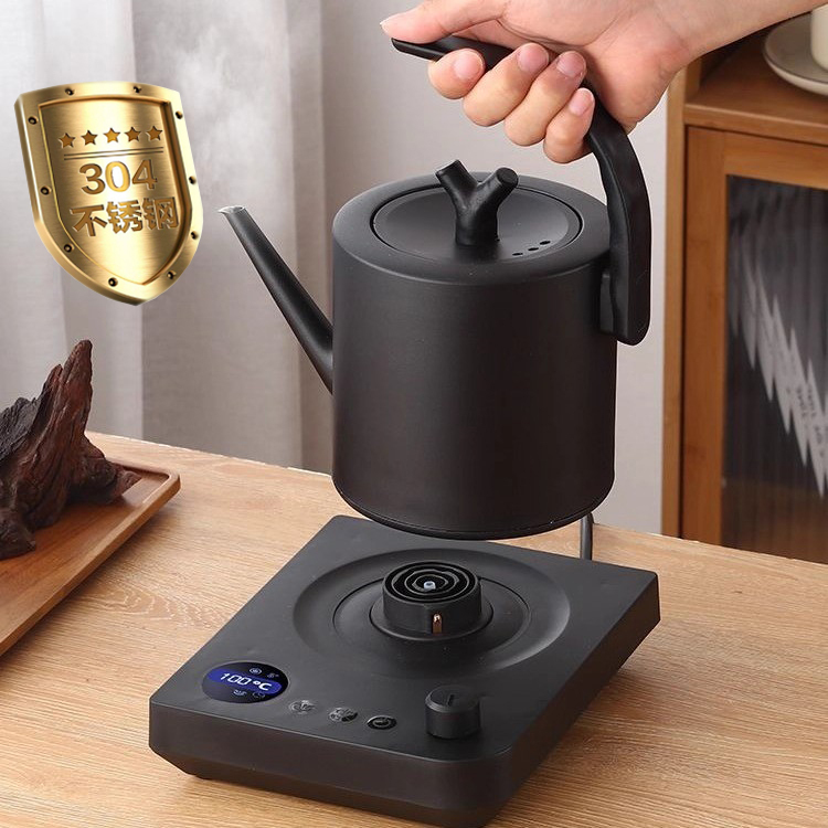 304 Stainless Steel Electric Kettle, Smart Hand-Brewed Coffee and Tea Maker, Long Spout, Automatic Water Filling, Temperature Control, Constant Temperature Kettle