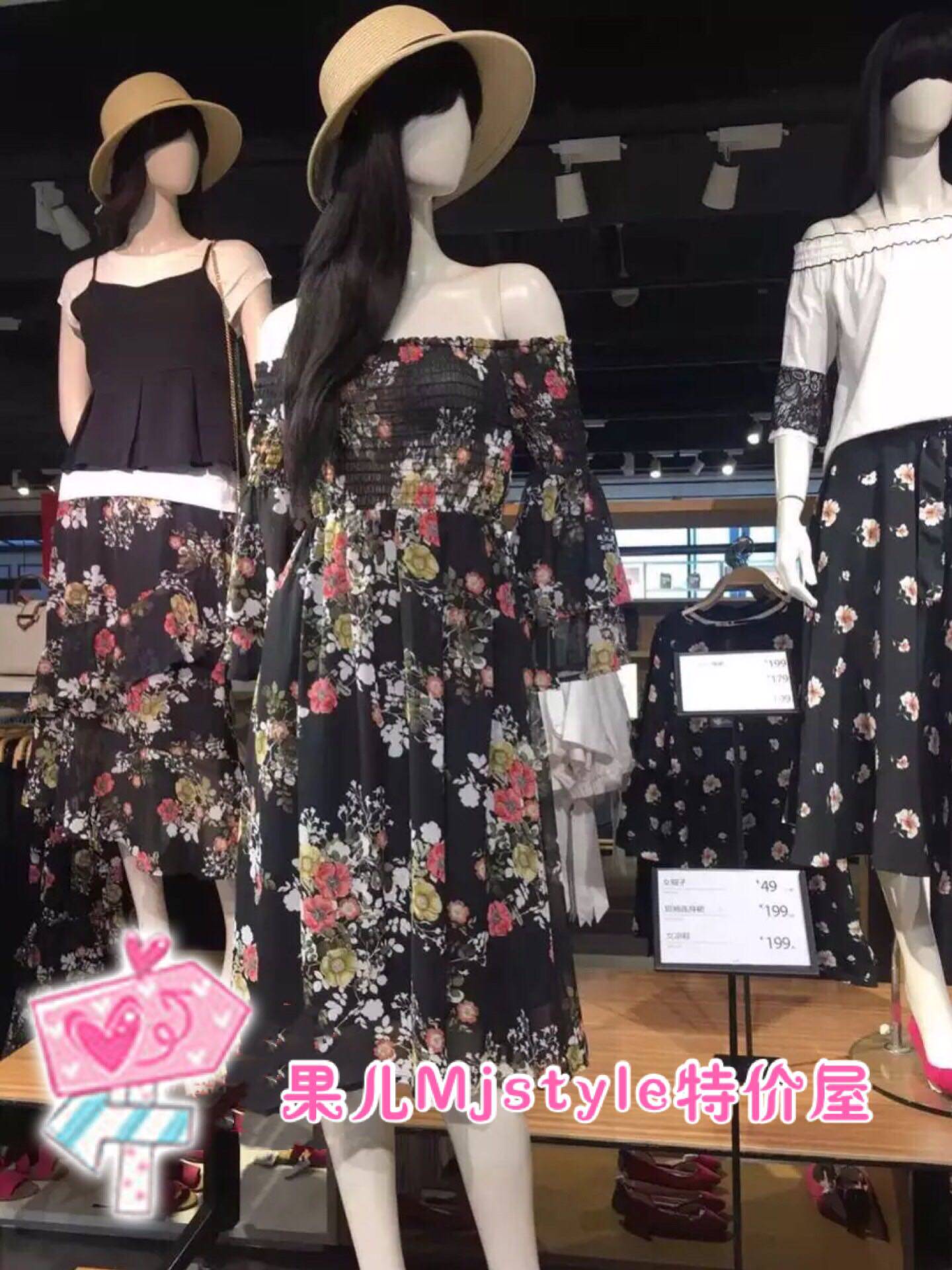 Special price MjstyleTOPFEELING special cabinet female midsleeve dress 618060108 black-Taobao