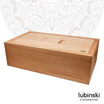 LUBINSKI cigar moisturizing box Spanish imported cedar wood paint-free alcoholization box high-end logs large capacity