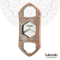 Rubinski cigar scissors zinc alloy double-edged German stainless steel blades sharp smooth durable and portable guillotine