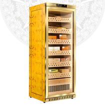 Meijing cigar cabinet Electronic constant temperature and humidity high-end snow plus storage box horizontal line series cedar wood lining
