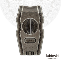 LUBINSKI multifunctional cigar cutter V-shaped portable sharp Cuban cigar cutting knife metal punch