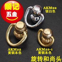 (Shunji Hardware)AKM22 pure copper monk head Cai cloth with rotating monk head 360 degrees rotation hot sale