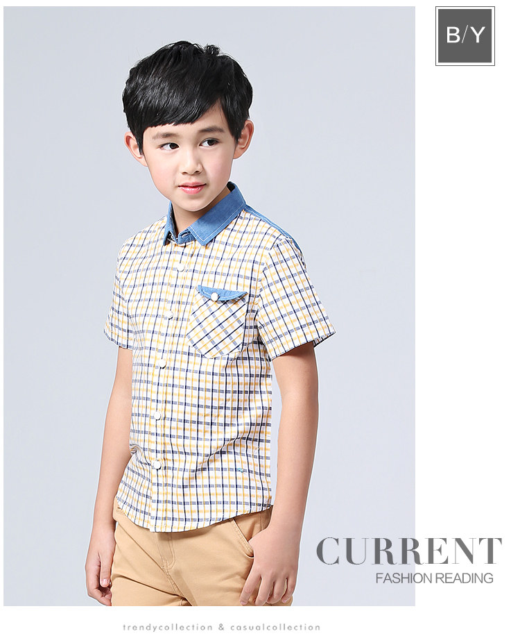 Chemise garcon à manche courte - Ref 2077513 Image 25