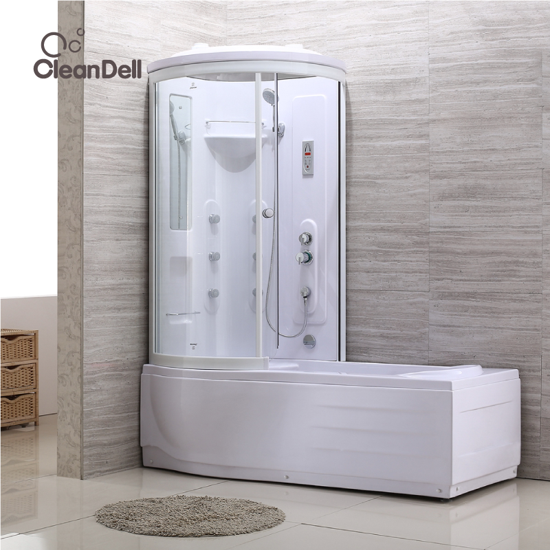 L-Shaped Shower Room Overall Bathroom Kanglida Internet Celebrity Steam Surf Room Bath with Bathtub Shower Room