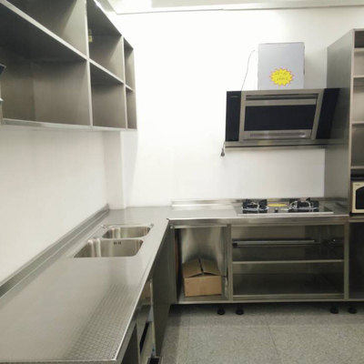 304 steel hanging cabinet body anti-crystal steel door panels = RMB900  meters per meter never afraid of oil smoke and water vapour-Taobao