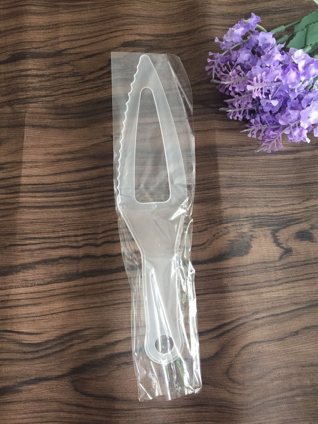 Frosted Tug Cake Cutting Knife Disposable Knife Birthday Cake Towing Knife Independent Packaging Tote Knife 100 Transparent-Taobao