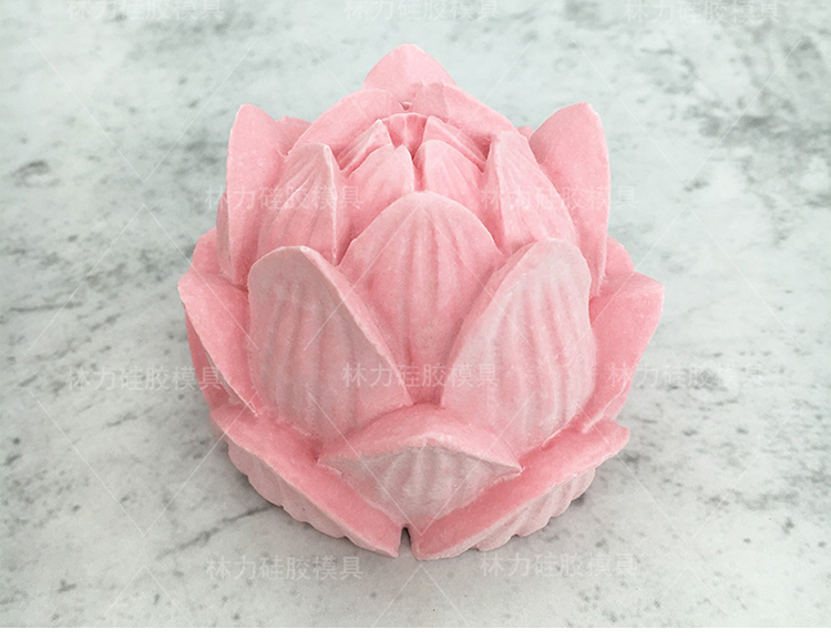 Ba chiều sen khuôn silicone thực phẩm lớp sô cô la khuôn xà phòng tự làm xà phòng làm bằng tay khuôn bánh silicon