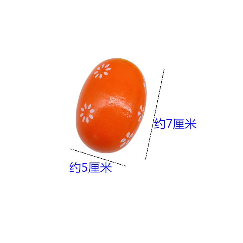 Orff nhạc cụ cát trứng gõ nhạc cụ chuyên nghiệp cát trứng nhạc cụ đồ chơi bằng gỗ cát trứng màu cát cát búa đồ chơi trẻ em