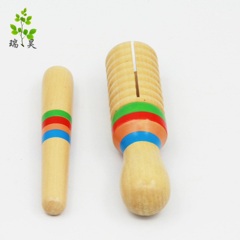 Ưu đãi đặc biệt cho trẻ em Orff bộ gõ bằng gỗ một vòng đồ chơi cạo râu đồ chơi mẫu giáo - Đồ chơi nhạc cụ cho trẻ em giá đàn piano cho trẻ em