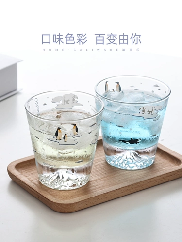 Xiaole Original INS Wind Iceberry Ocean Cup Cup Penguin Water Cup Home -Cold Prink Cup Cup Milk Cup