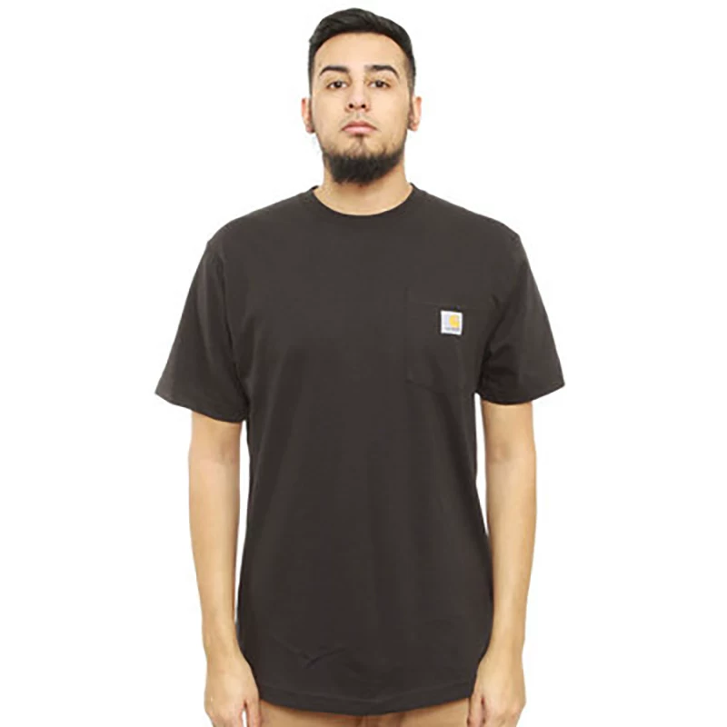 Спортивная майка Carhartt K87 Summer Pocket T -shirt мужская нижняя рубашка свободная рабочая короткие рукава