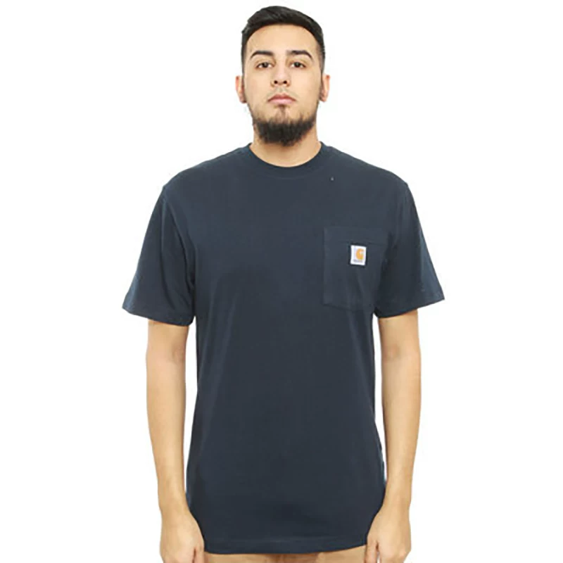 Спортивная майка Carhartt K87 Summer Pocket T -shirt мужская нижняя рубашка свободная рабочая короткие рукава