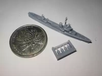 Ji Rui Model 1 2000 Battleship World War II American Destroyer Series 3d Printing