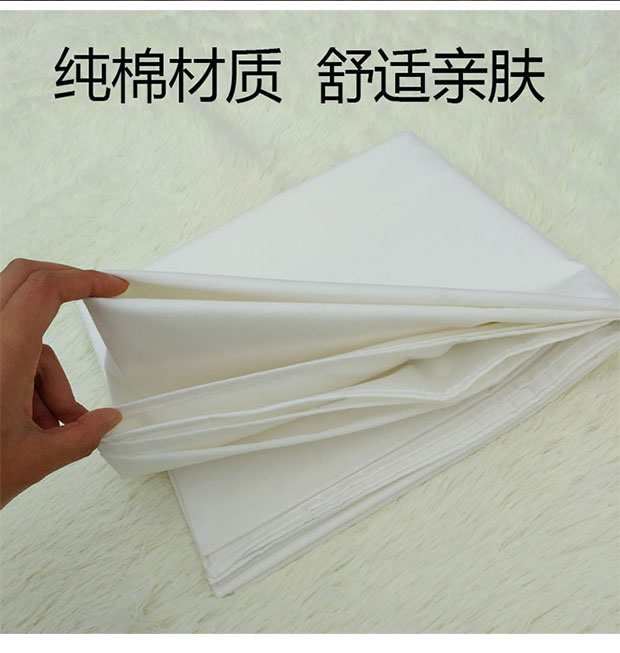 Tấm trắng 07 giường đơn quân sự đặc biệt khăn trải giường lực lượng dày tấm trắng ký túc xá đơn trắng tinh khiết - Khăn trải giường thảm trải giường thay đệm