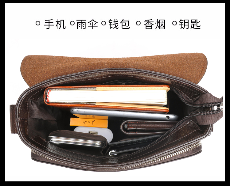 Kangaroo của Nam Giới Túi Vai Túi Da Túi Messenger Túi Da Túi Người Đàn Ông của Túi Kinh Doanh Chữ Thập Túi Ba Lô Giản Dị Xu Hướng túi xách vascara