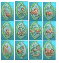 Fine carvings jade carvings new zodiac pendants computer engravings