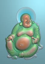 A fine sculpture of a jade sculpture of 7362 Millu Gong