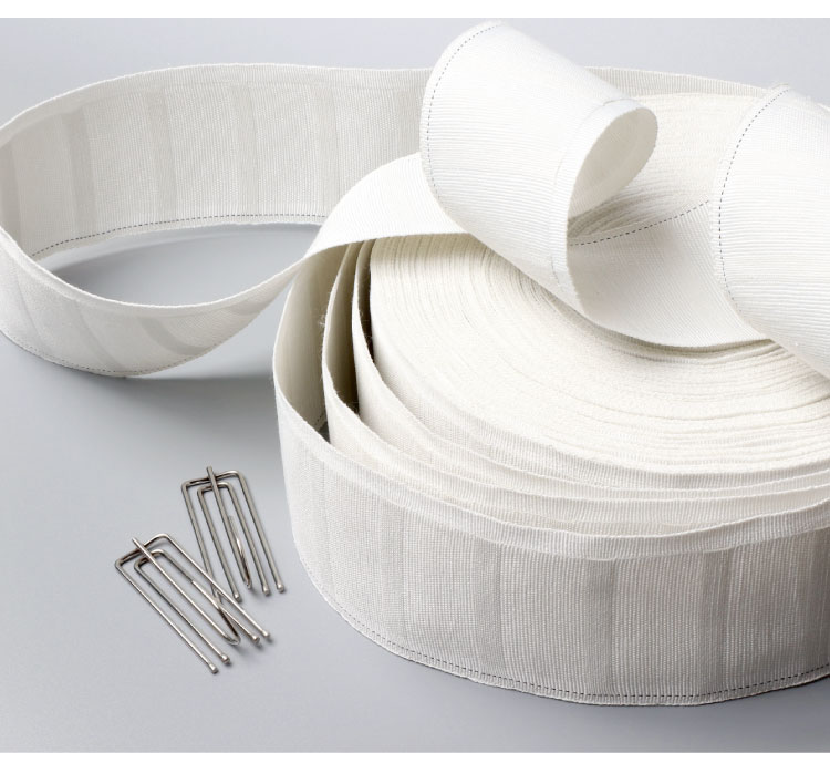 Rèm vải với vải cotton trắng với phụ kiện kiểu móc phụ kiện vải cotton cúi mã hóa dày đầu rèm - Phụ kiện rèm cửa thanh treo rèm cửa gỗ