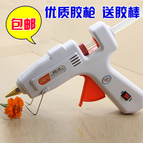 包邮大胶枪 白热熔胶枪粗胶棒25W 60W80W100W胶枪送胶棒 大号胶枪