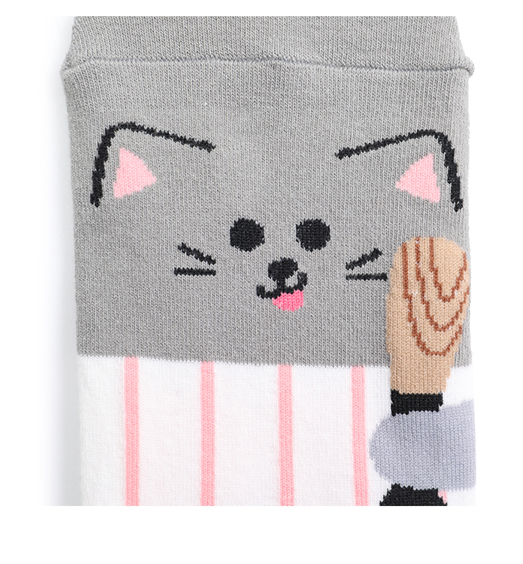 Rex Rabbit Socks Hàn Quốc Nhập Khẩu Bông Vớ của Phụ Nữ Dễ Thương Panda Chim Cánh Cụt Vớ Bóng Chày Phim Hoạt Hình Mèo Vớ ​​Sinh Viên