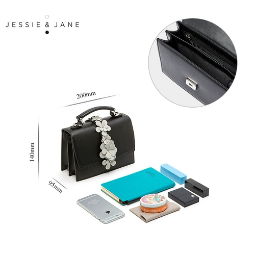 Женская сумка Jessiejane Женская сумка популярная новая маленькая квадратная сумка JJ Стоя цветочная сумочка сумочка и глифбелинг на плече 2272