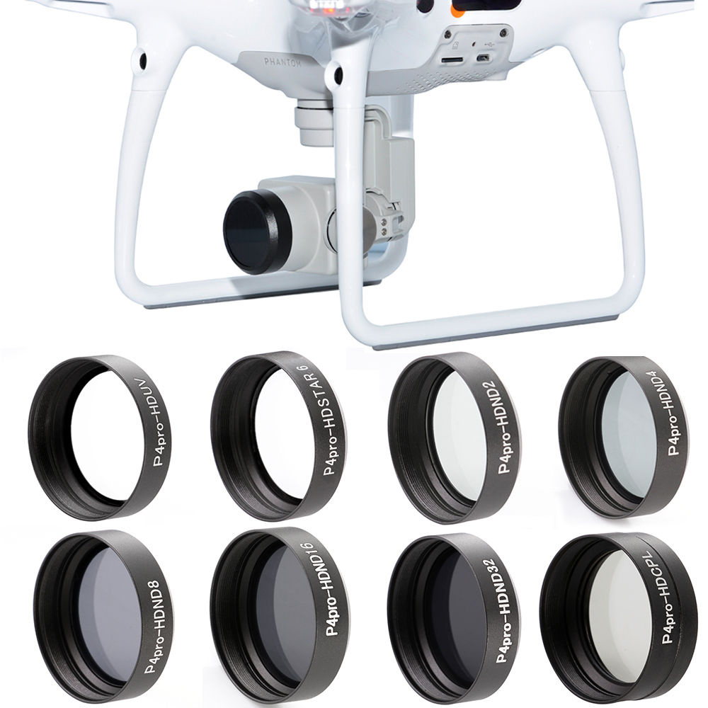 ND2 ND4 ND8 ND16 ND32 CPL UV Star-6 Line Filter For DJI Phantom 4pro